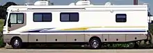 A white RV