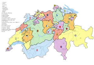 Swiss cantons