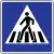 Pedestrians on crossing have right of way (LV)