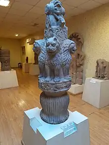 Lion Pillar Capital in the Archaelogical Site Museum, Sanchi