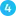 The number 4 in the light blue background