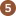 The number 5 in the brown background