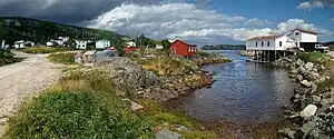 Salvage, at the tip of the Eastport Peninsula