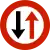 Give way to oncoming traffic