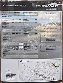 Thorsmork Bus Schedule