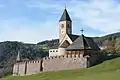 Church of the Holy Cross in Seis am Schlern