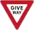 Give way/yield