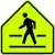 Pedestrian crossing ahead