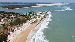 Aerial photo of Giz beach