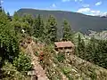 The Rosarium Uhrerhof overlooks Ortisei in Val Gardena