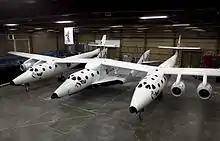 Spaceplane attach to a double-deck plane