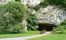 Entrance to Sloup-Šošůvka caves