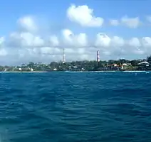 Southpoint Lighthouse from south western end of Cobblers Reef.