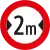 Width limit 2 metres (AT)