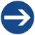 Right turn mandatory (DE)